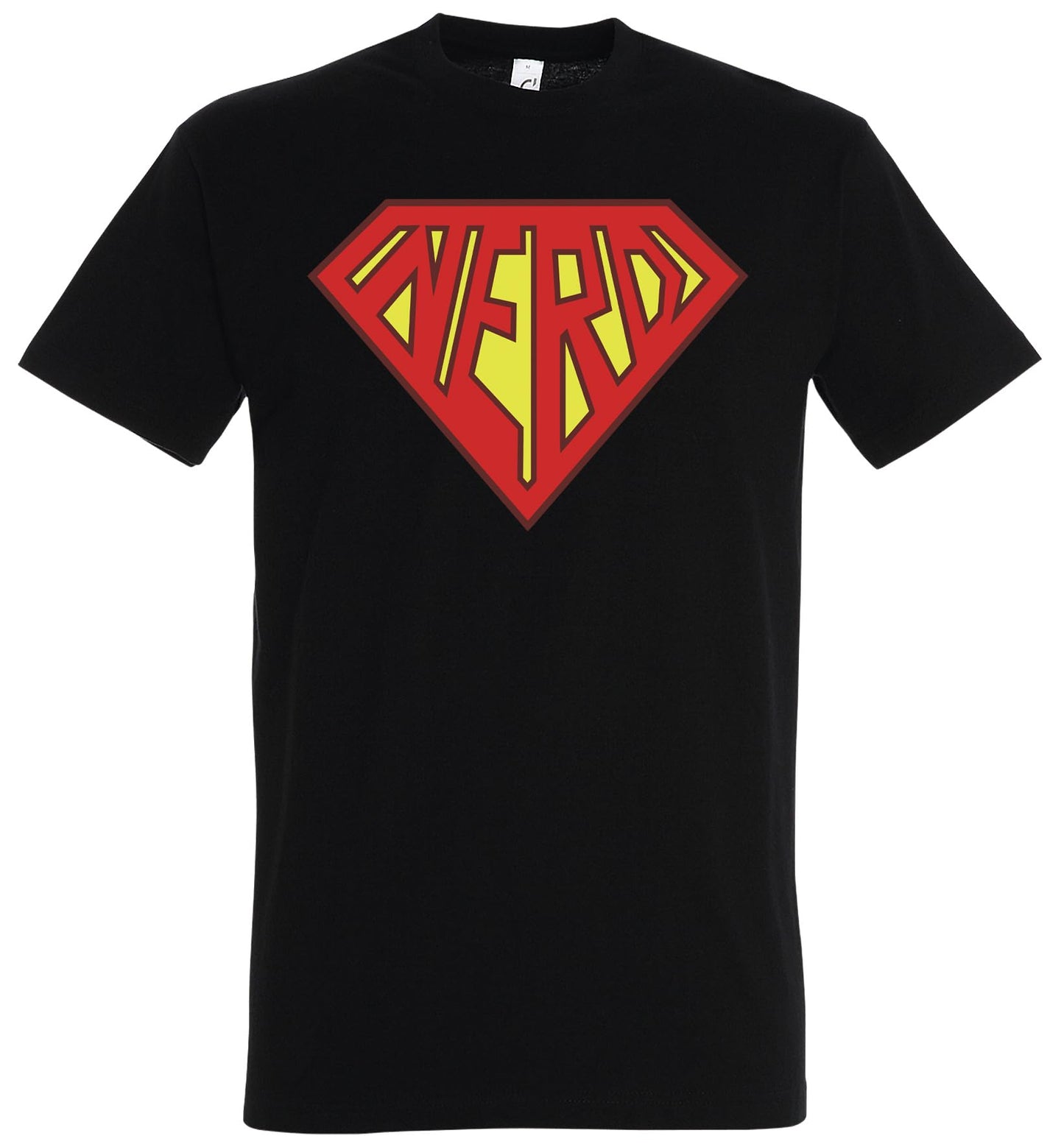 Super Nerd T-Shirt Herren Nerdshirt Computerfreaks Coder Programmierer Entwickler Geeks Administrator
