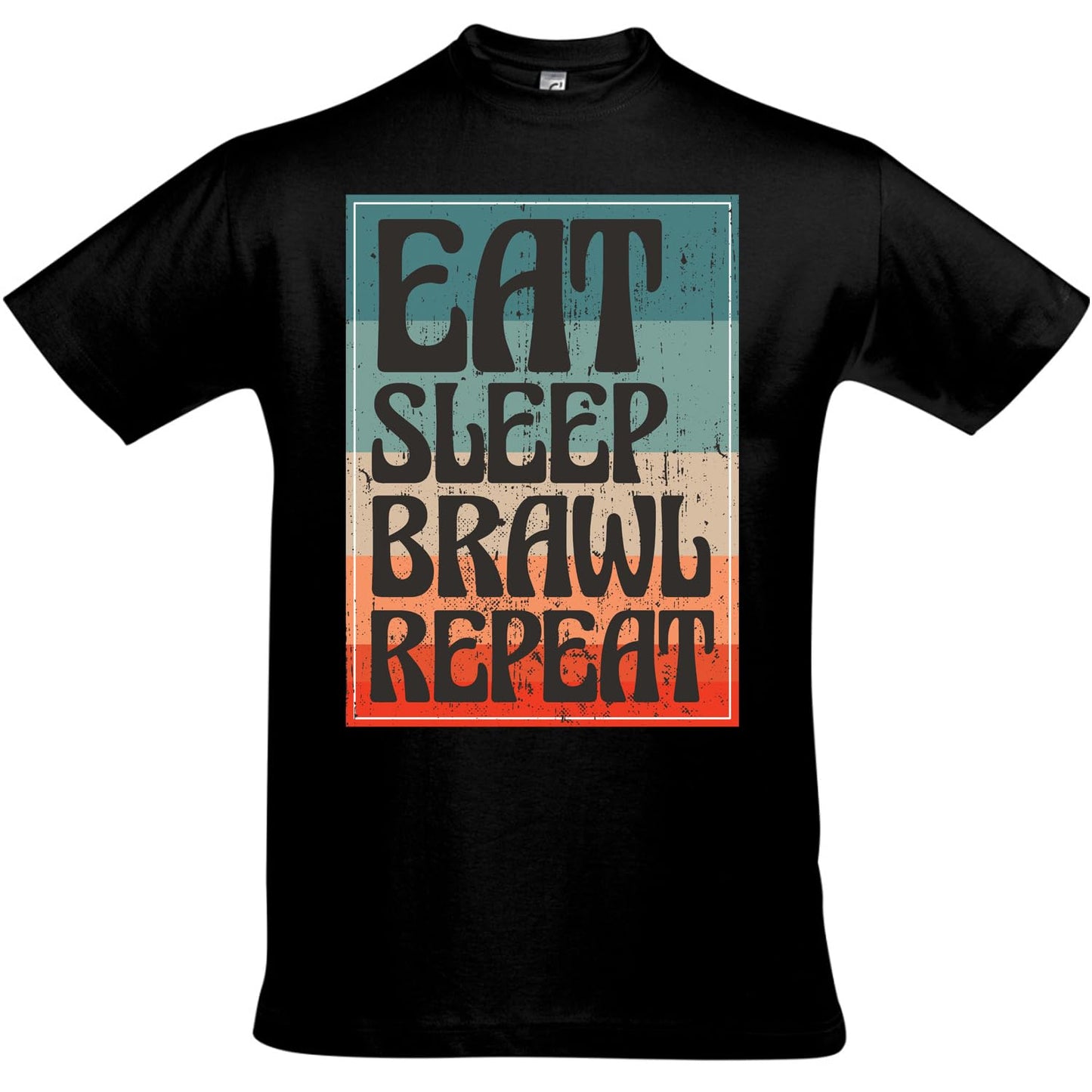 Eat Sleep Brawl Repeat Gamer Gaming Brawler Brawl T-Shirt