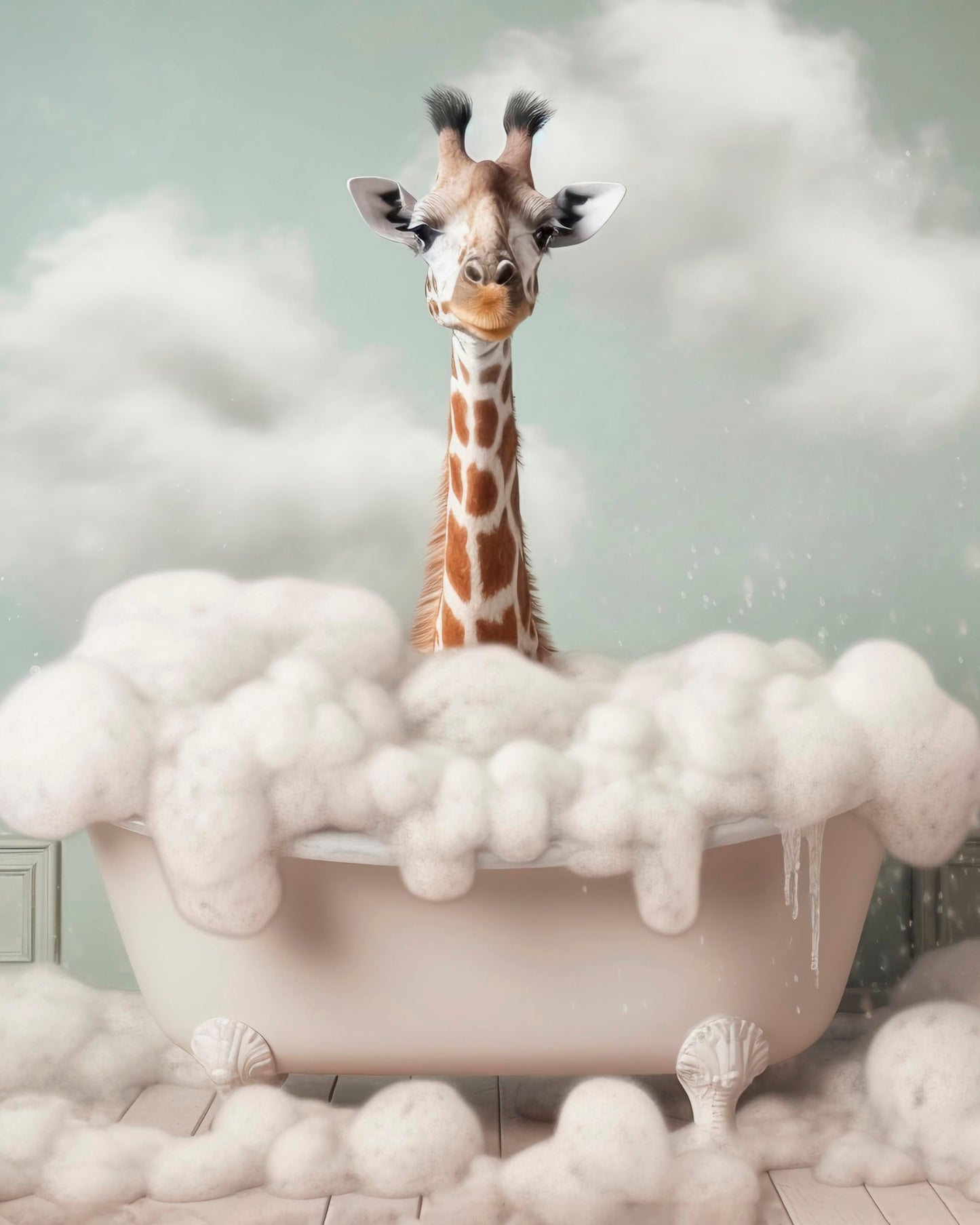 Toilette Badezimmer Deko Bild Tiere auf WC, Wand-Deko Bilder Lustiges Geschenk…