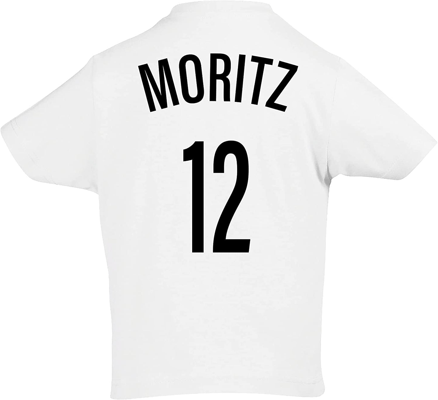 Personalisierbares Kinder T-Shirt Fußball Trikot WM EM Deutschland Trikot, Fussball T Shirt Name und Rückennummer frei wählbar, Turnier