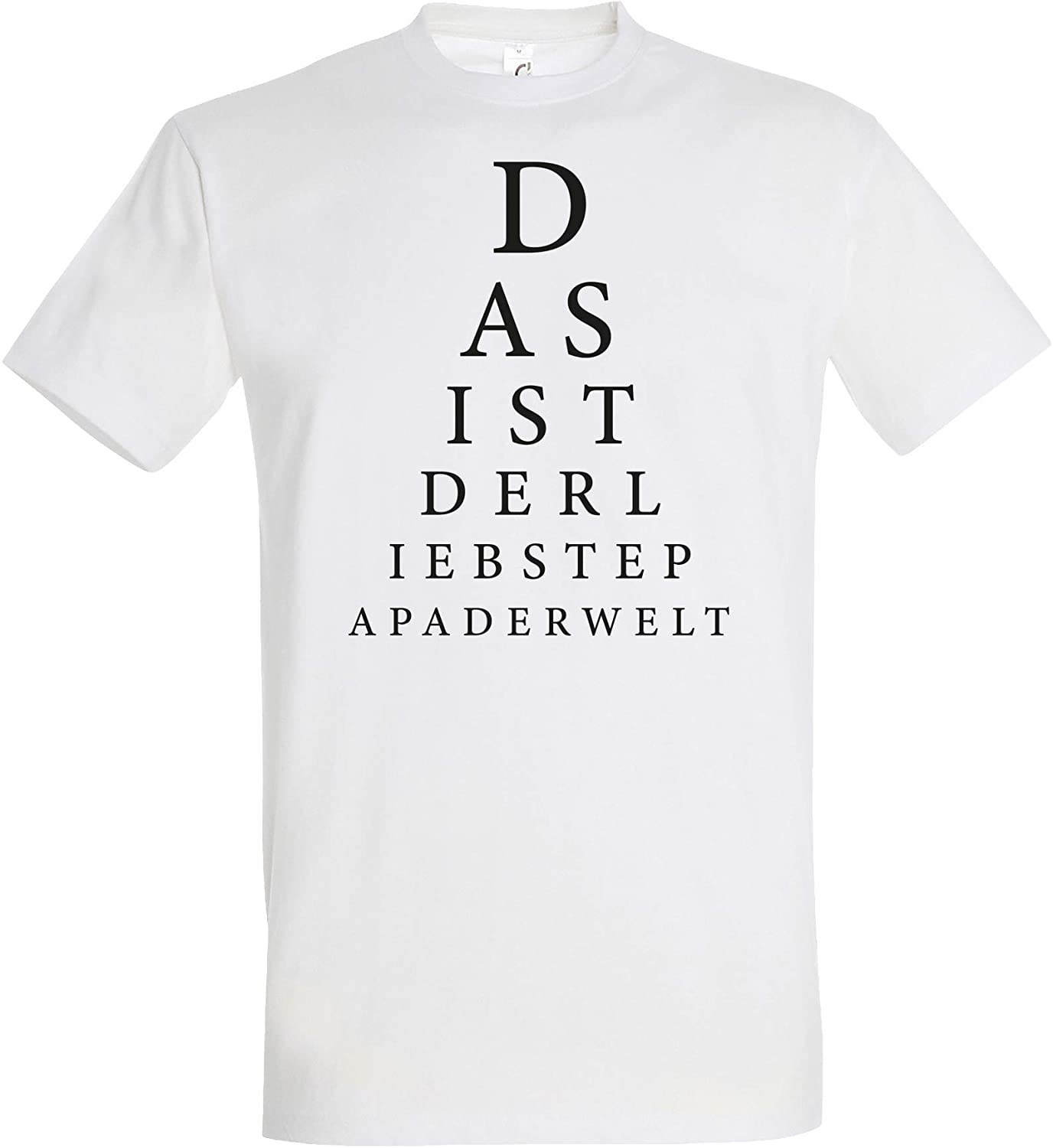 Schwarzes T-Shirt Das ist der liebste Papa der Welt, Geschenk für Papas, Vatertag Geburtstag