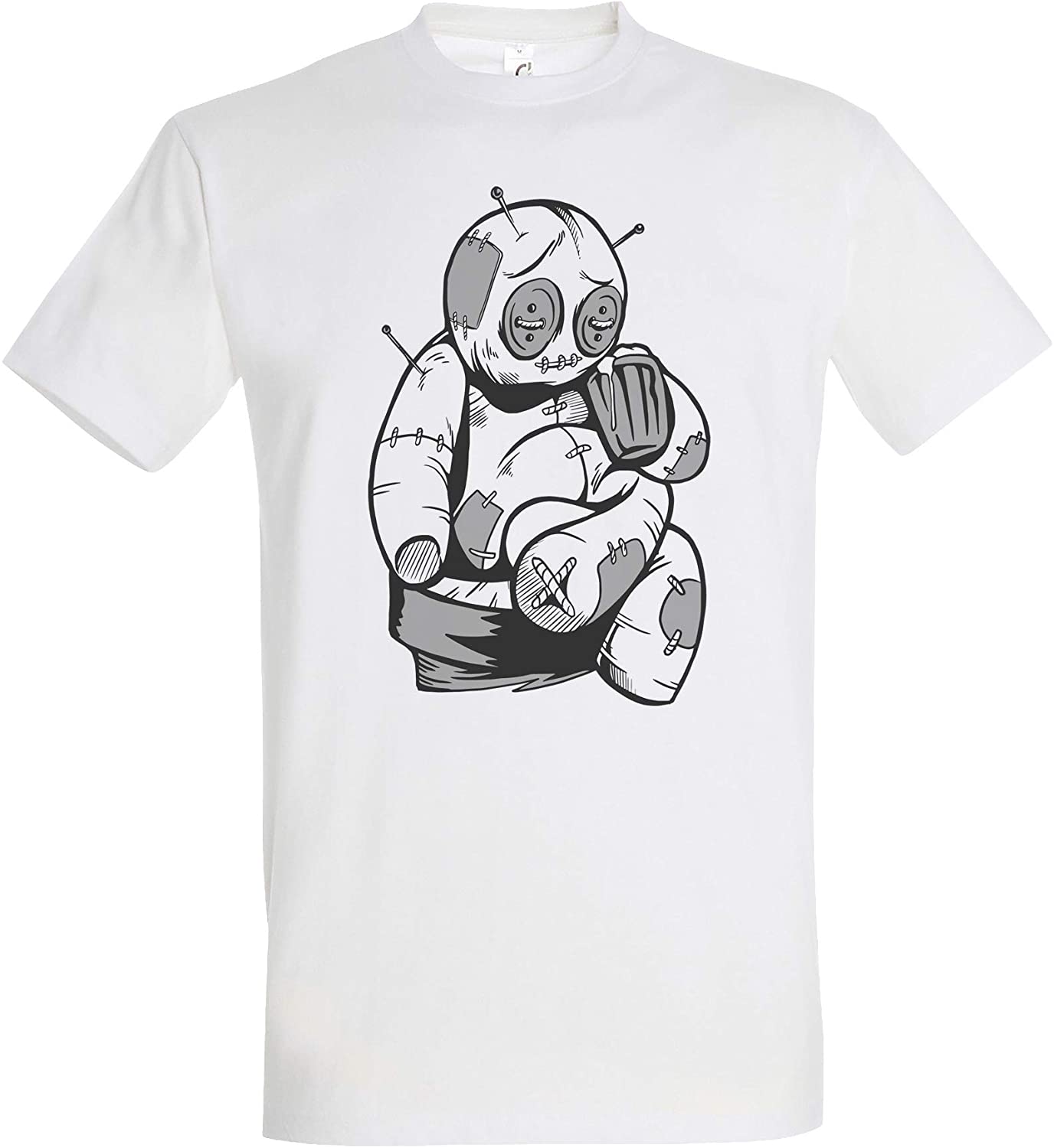 T-Shirt Trinkende Voodoo Puppe, Funshirt, Trinken, Bier-Liebhaber, Party, Feiern