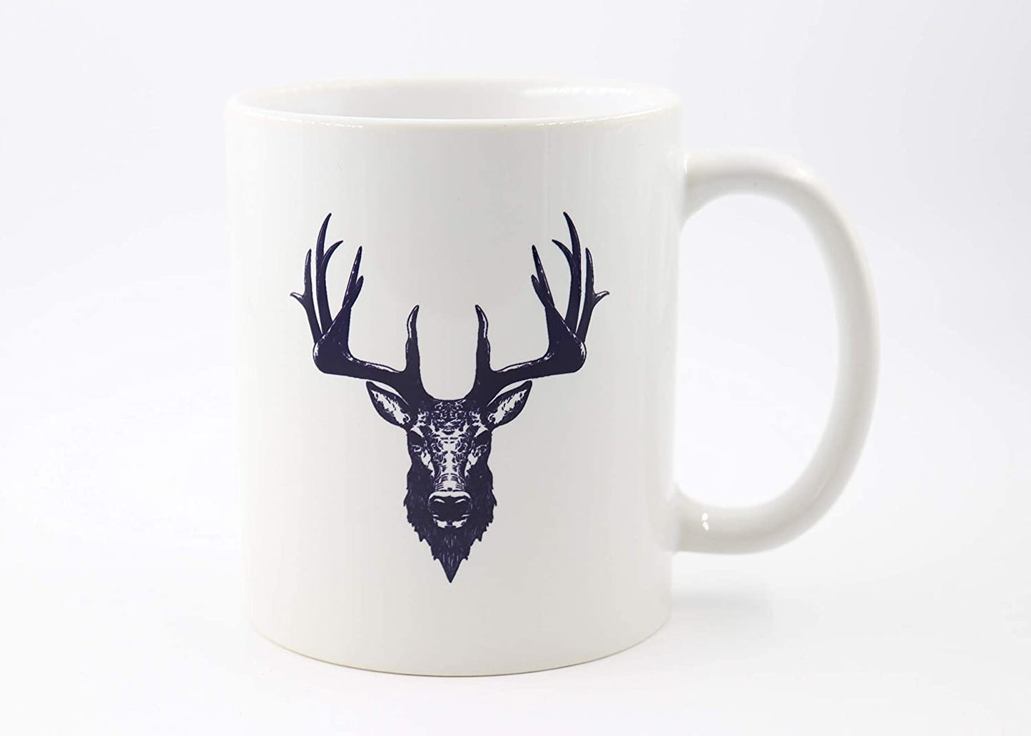 Tasse mit Grafik Hirsch, Geschenk, Kaffeetasse, Keramiktasse, Tasse mit Grafik