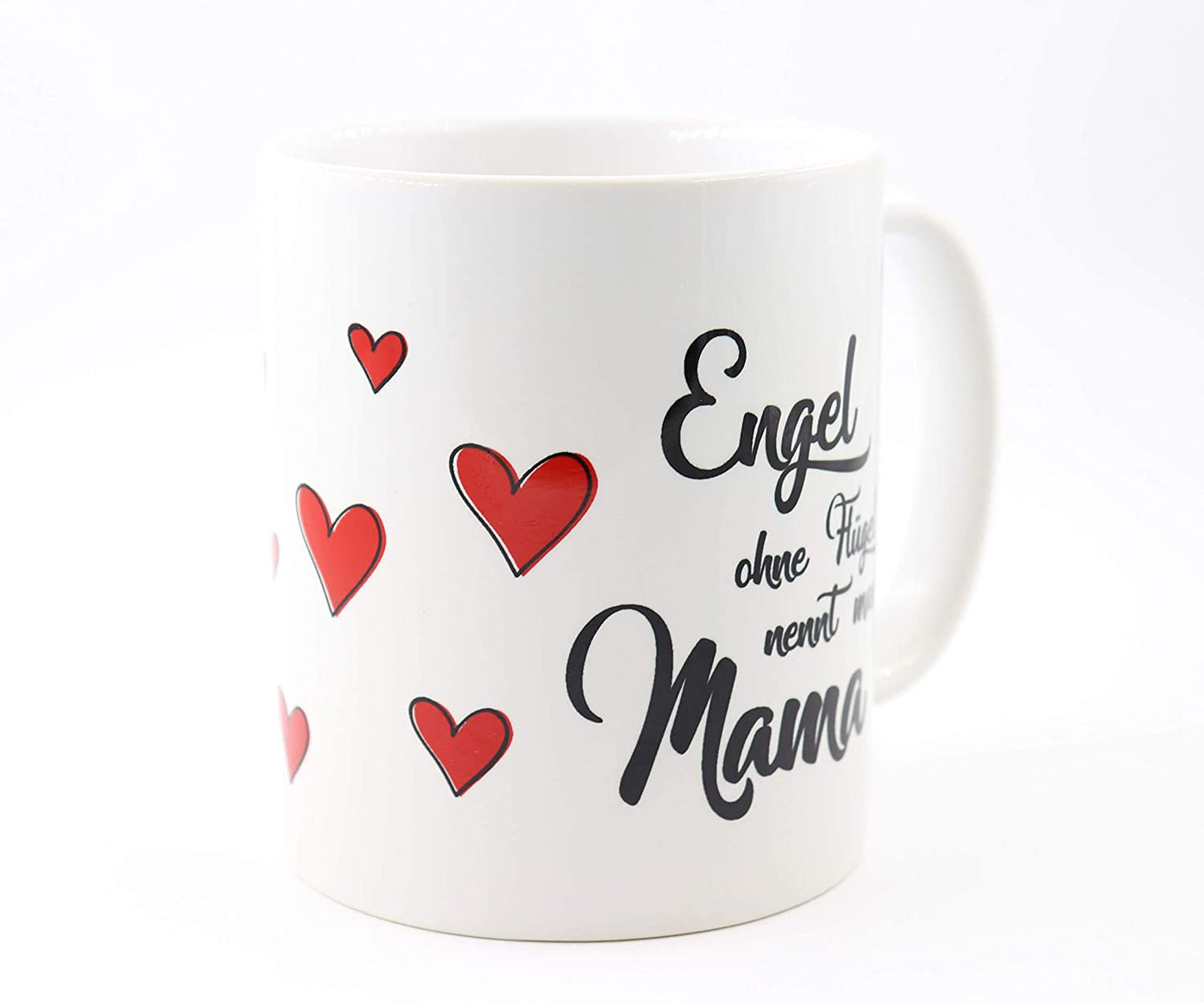 PICSonPAPER Tasse mit Spruch Engel ohne Flügel nennt Man Mama, Muttertagsgeschenk, Kaffeetasse, Keramiktasse, Tasse mit Spruch, Tasse Mama, (Engel)