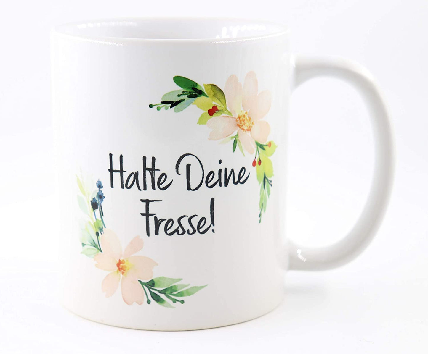 Tasse Halte Deine Fresse!, Tasse mit lustigem Spruch