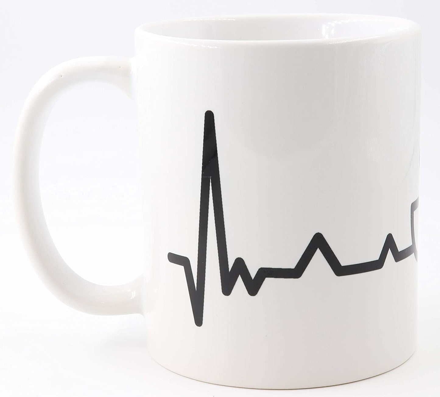 Tasse mit Grafik Kaffee EKG