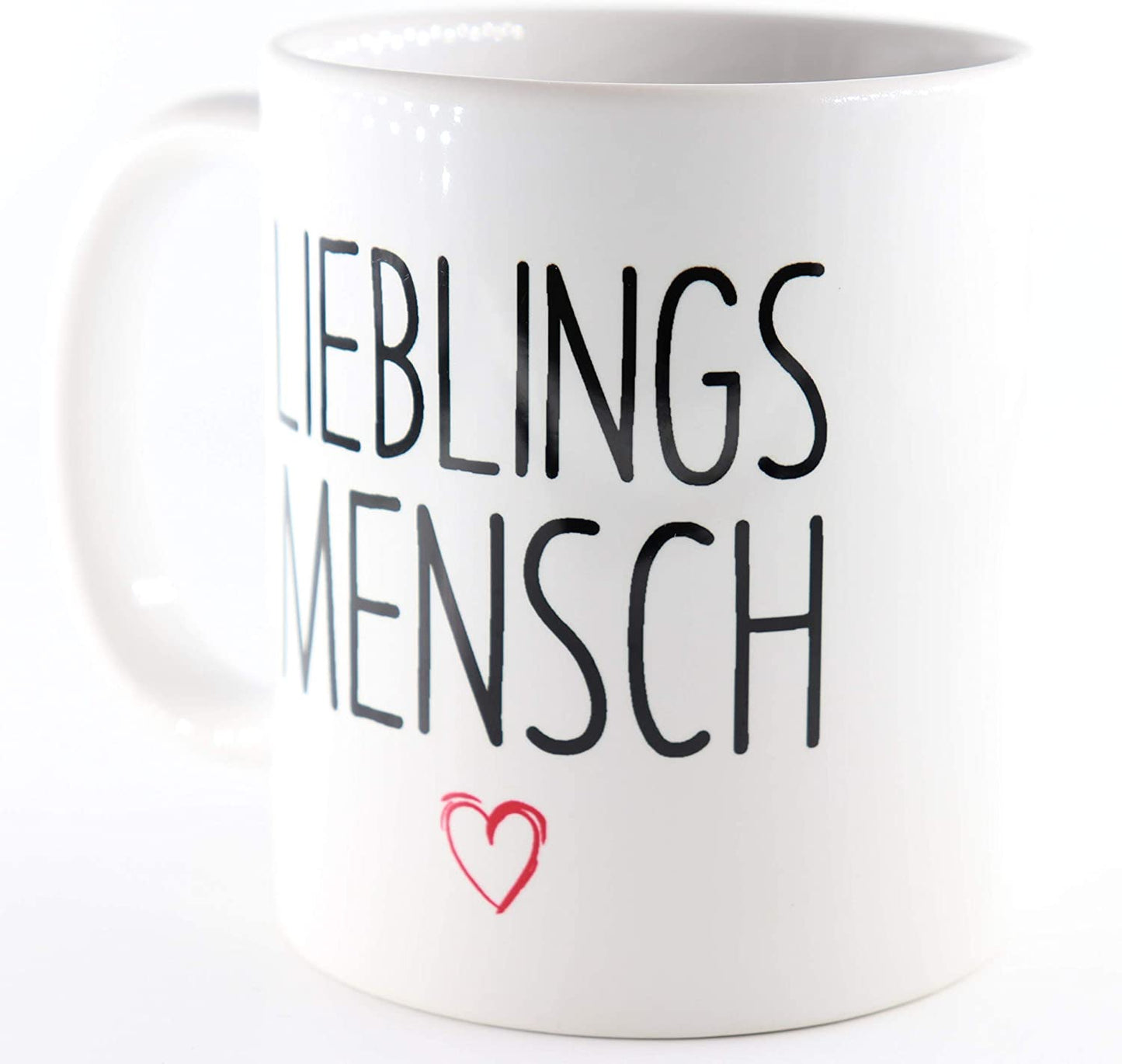 PICSonPAPER Tasse mit Spruch Lieblingsmensch, Geschenk, Kaffeetasse, Keramiktasse, Tasse mit Spruch, Freunde, Freundschaftstasse