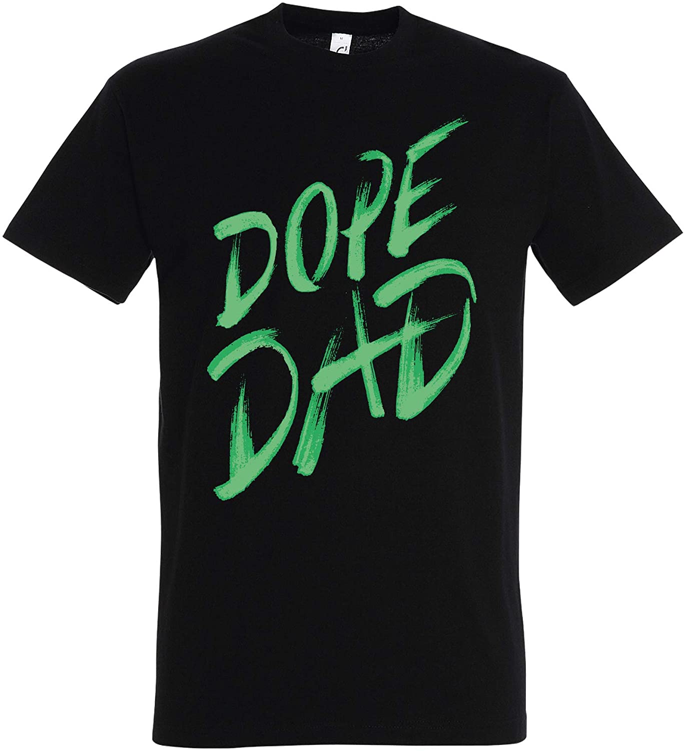 Schwarzes T-Shirt Dope dad, Geschenk für Papas, Vatertag Geburtstag (S)