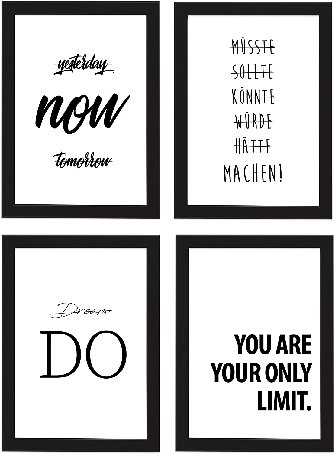 PICSonPAPER Poster 4er-Sets