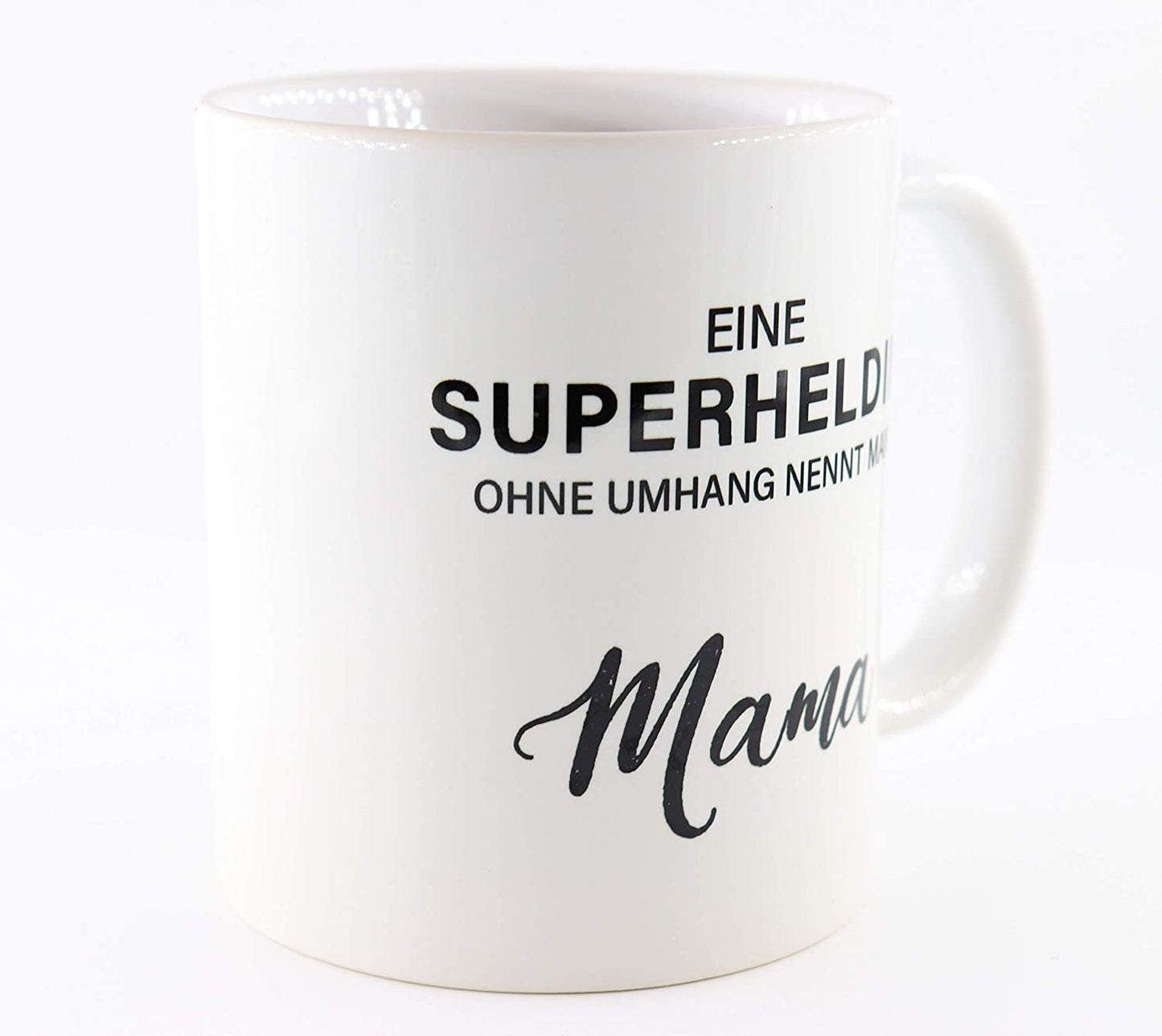 PICSonPAPER Tasse mit Spruch Eine Superheldin ohne Umhang nennt Man Mama, Muttertagsgeschenk, Kaffeetasse, Keramiktasse, Tasse mit Spruch, Tasse Mama (Superheldin)