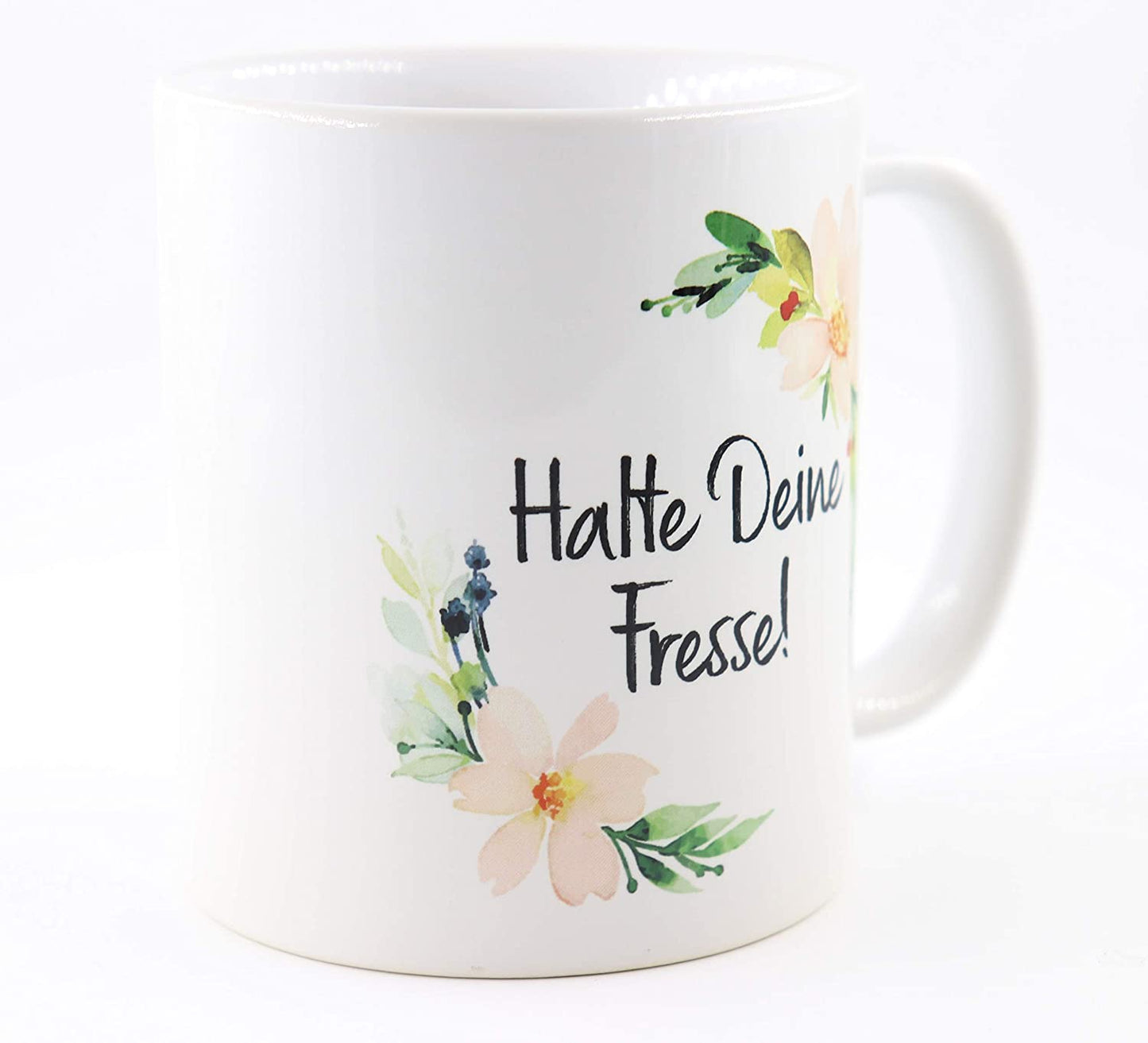 Tasse Halte Deine Fresse!, Tasse mit lustigem Spruch