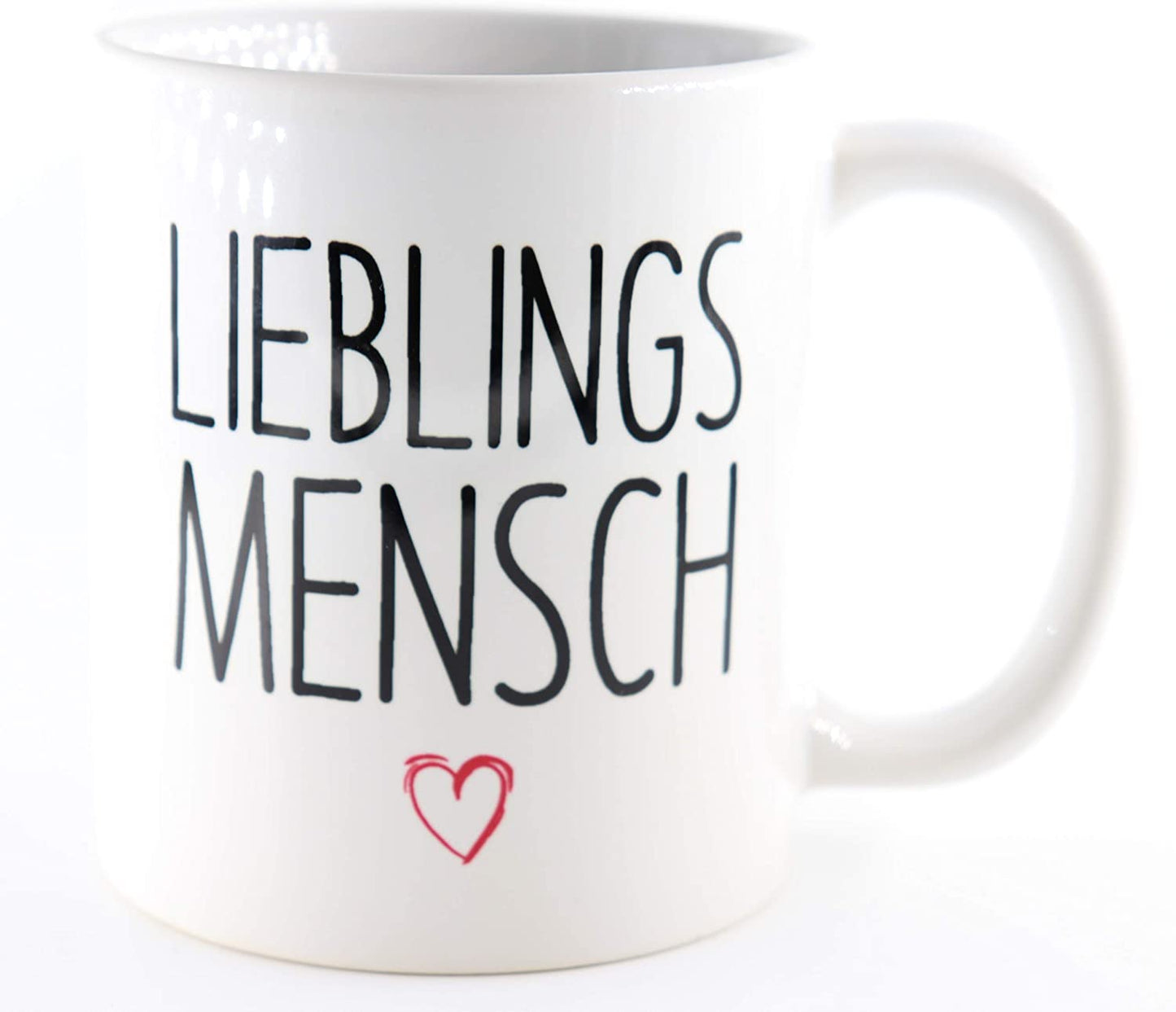PICSonPAPER Tasse mit Spruch Lieblingsmensch, Geschenk, Kaffeetasse, Keramiktasse, Tasse mit Spruch, Freunde, Freundschaftstasse