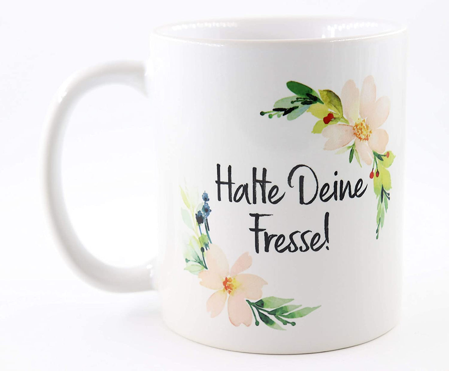 Tasse Halte Deine Fresse!, Tasse mit lustigem Spruch