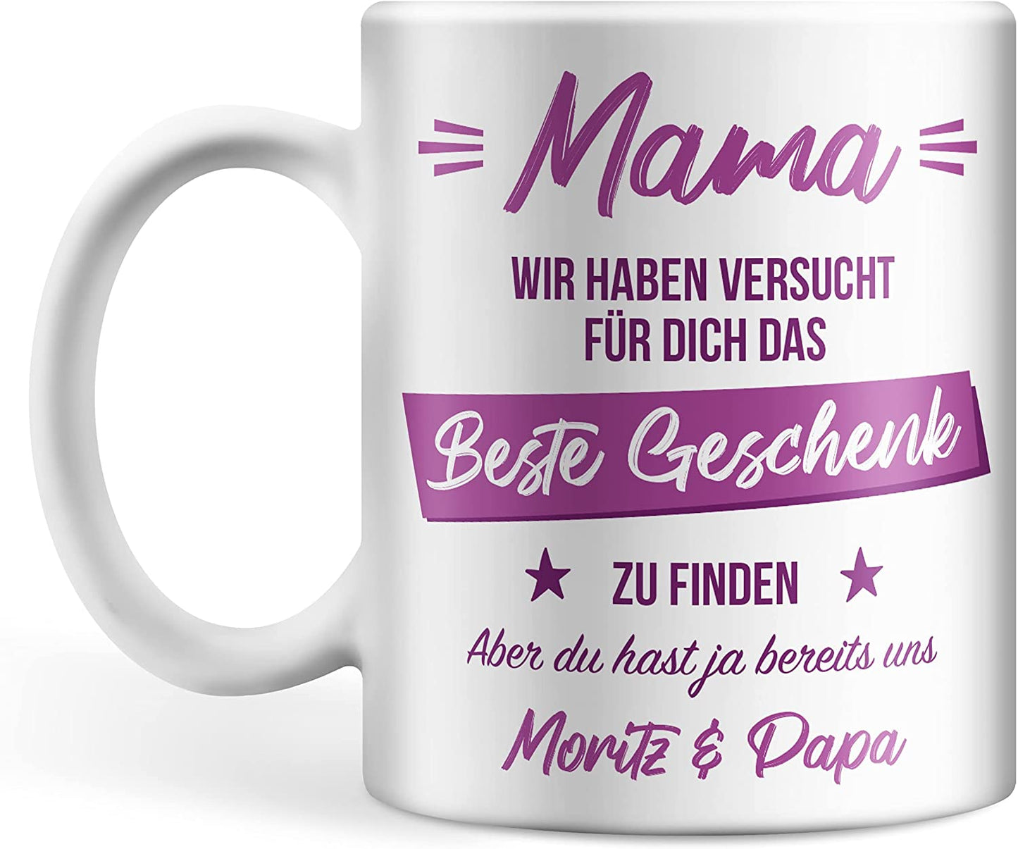Mama wir haben versucht für dich das Beste Geschenk zu finden aber du hast ja bereits uns