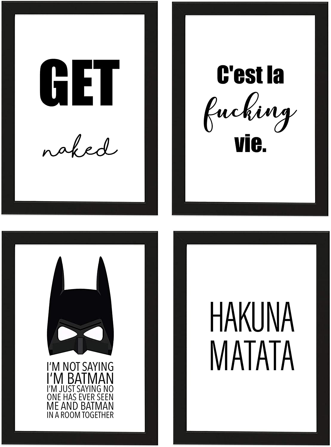 PICSonPAPER Poster 4er-Sets