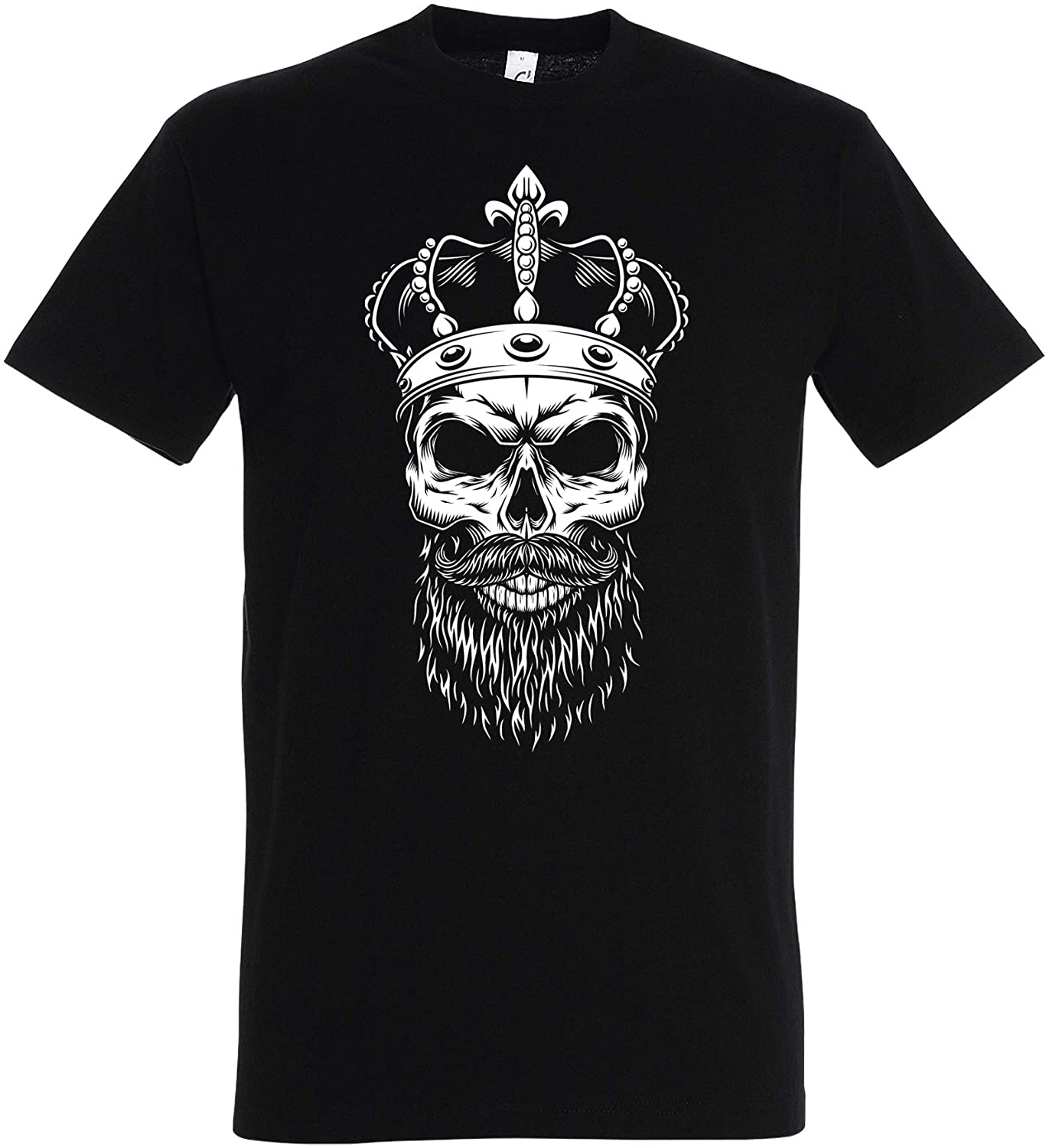 T-Shirt Totenkopf mit Krone, King Scull, Crown, Funshirt