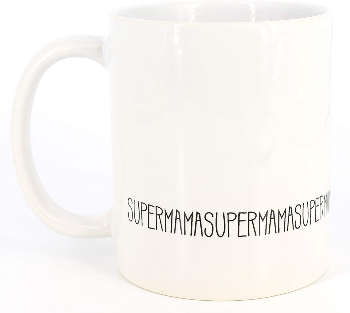 PICSonPAPER Tasse mit Spruch Supermama, Muttertagsgeschenk, Kaffeetasse, Keramiktasse, Tasse mit Spruch, Tasse Mama (Supermama)