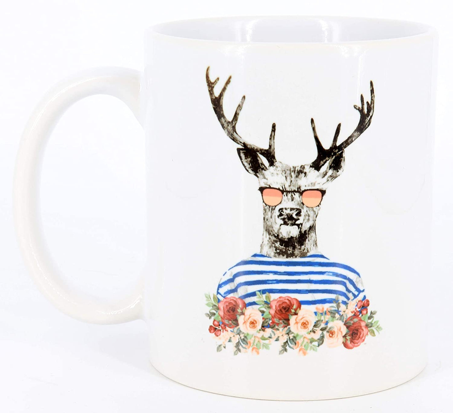 Tasse Cool Deer, Keramiktasse Kaffeetasse, Beste Freundin, Bürotasse, Geschenk-Idee