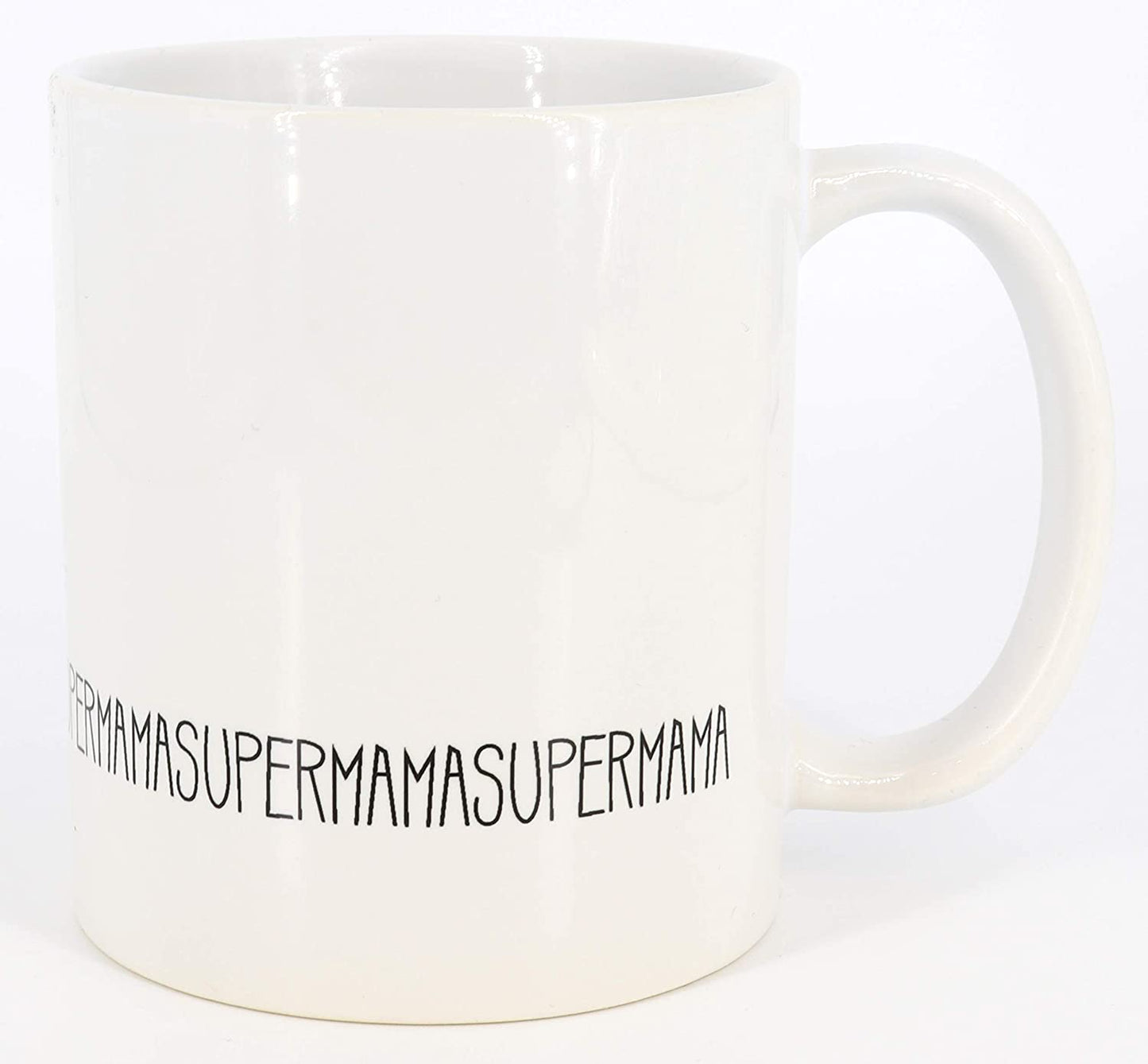 PICSonPAPER Tasse mit Spruch Supermama, Muttertagsgeschenk, Kaffeetasse, Keramiktasse, Tasse mit Spruch, Tasse Mama (Supermama)