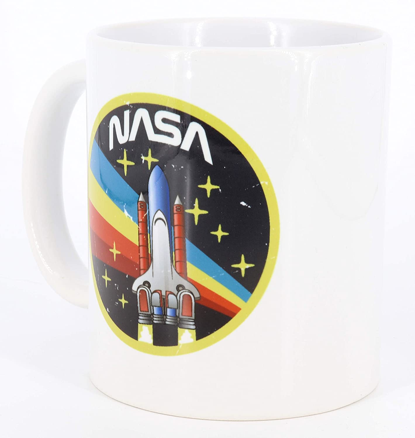 Tasse NASA Shuttle Launch Into Rainbow Raumfahrt Astronaut, Kaffeetasse, Keramiktasse