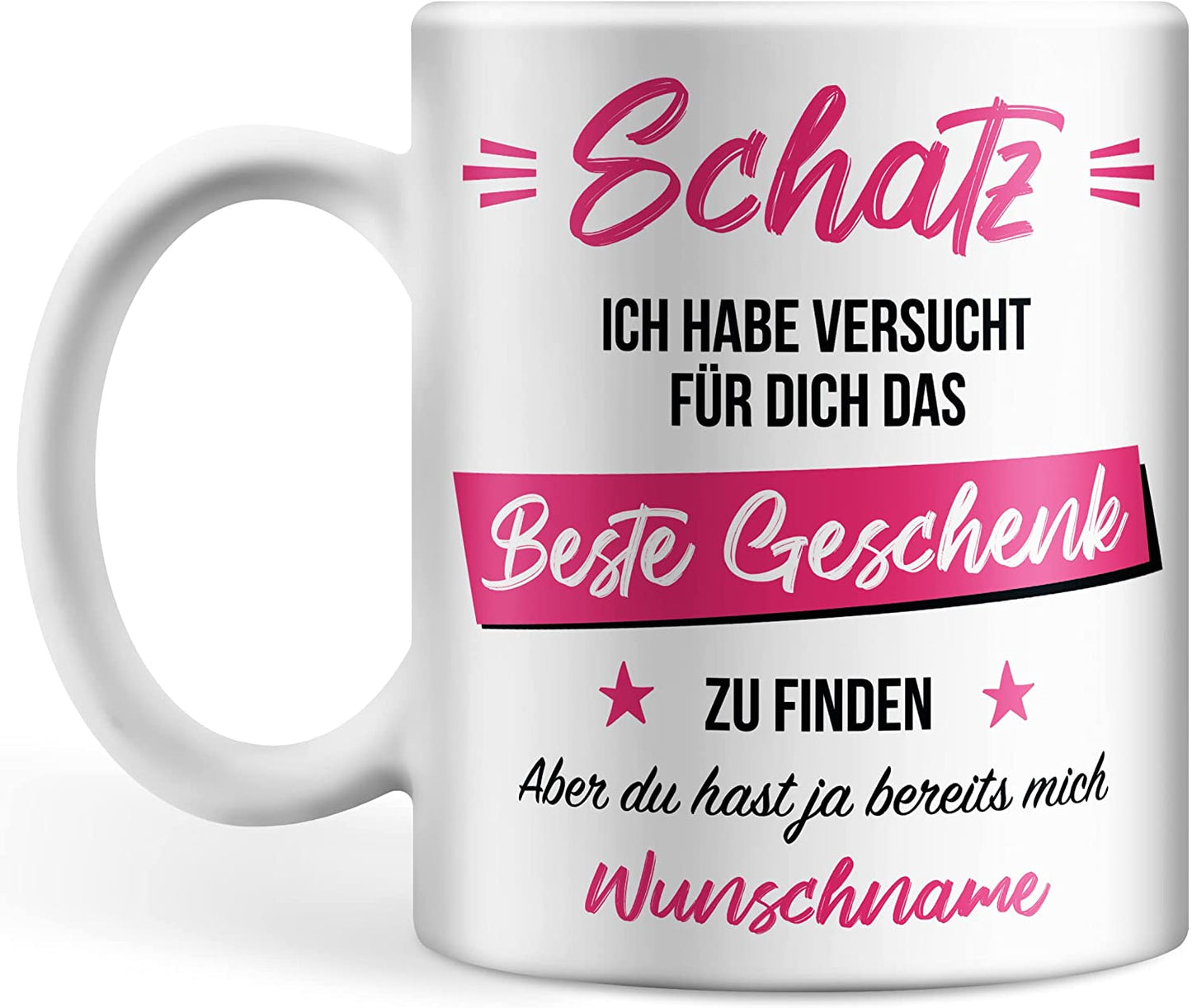 Schatz ich habe versucht für dich das Beste Geschenk zu finden... Valentinstag