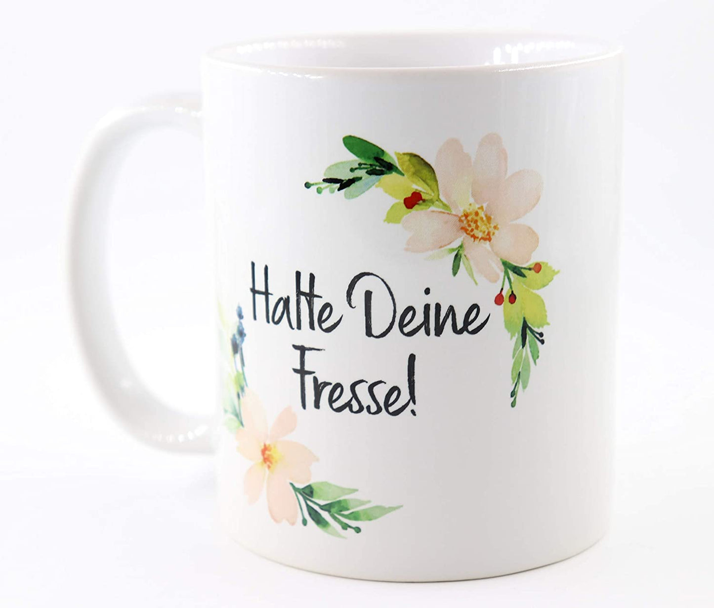 Tasse Halte Deine Fresse!, Tasse mit lustigem Spruch