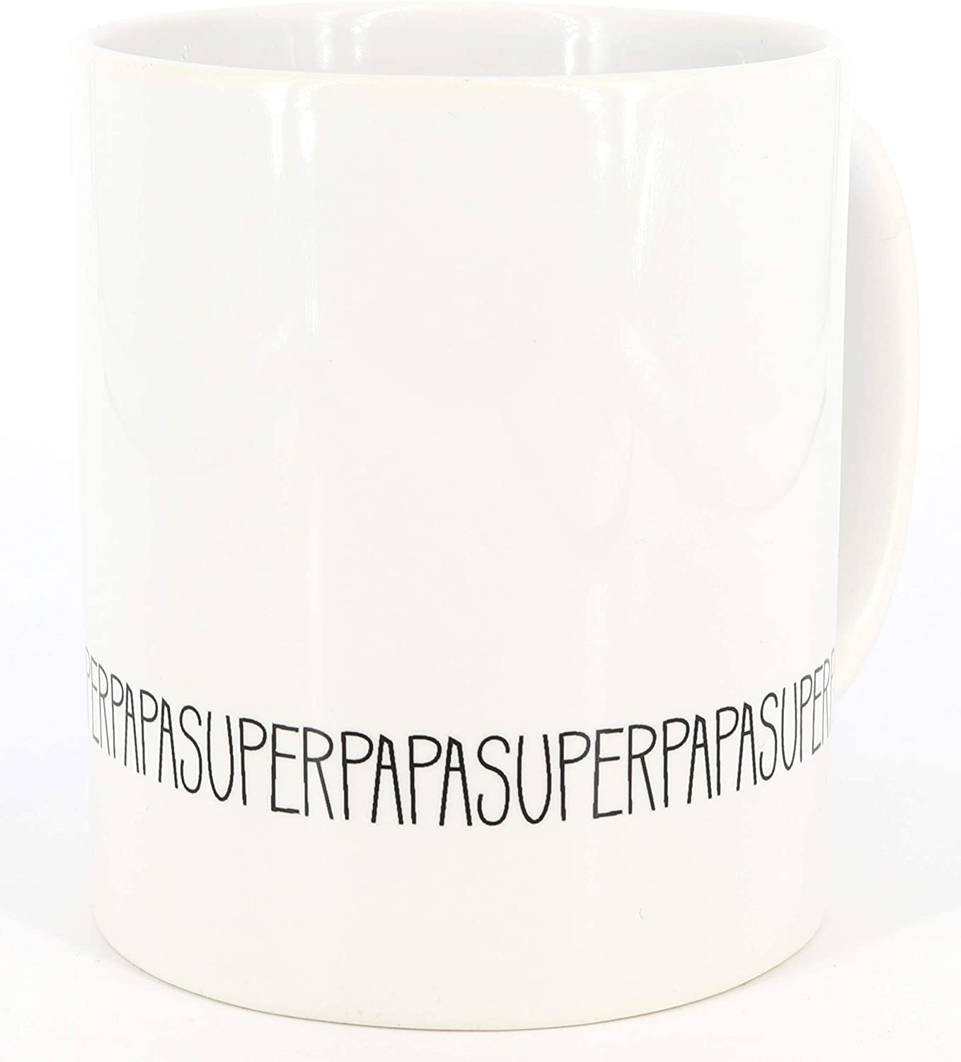 PICSonPAPER Tasse mit Spruch Superpapa, Vatertagsgeschenk, Kaffeetasse, Keramiktasse, Tasse mit Spruch, Tasse Papa (superpapa)