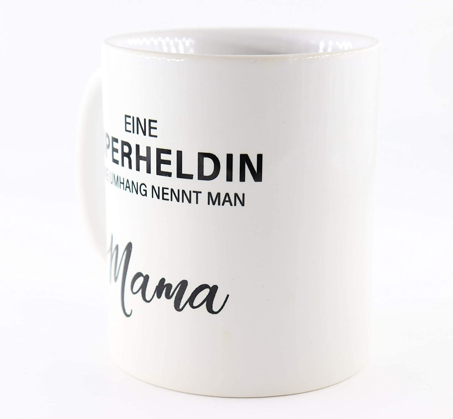 PICSonPAPER Tasse mit Spruch Eine Superheldin ohne Umhang nennt Man Mama, Muttertagsgeschenk, Kaffeetasse, Keramiktasse, Tasse mit Spruch, Tasse Mama (Superheldin)