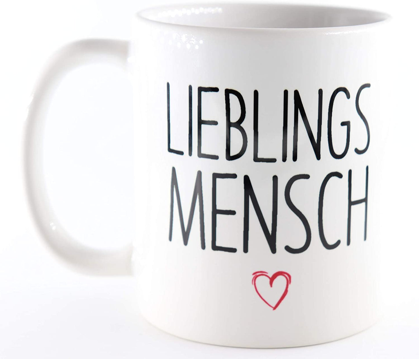 PICSonPAPER Tasse mit Spruch Lieblingsmensch, Geschenk, Kaffeetasse, Keramiktasse, Tasse mit Spruch, Freunde, Freundschaftstasse