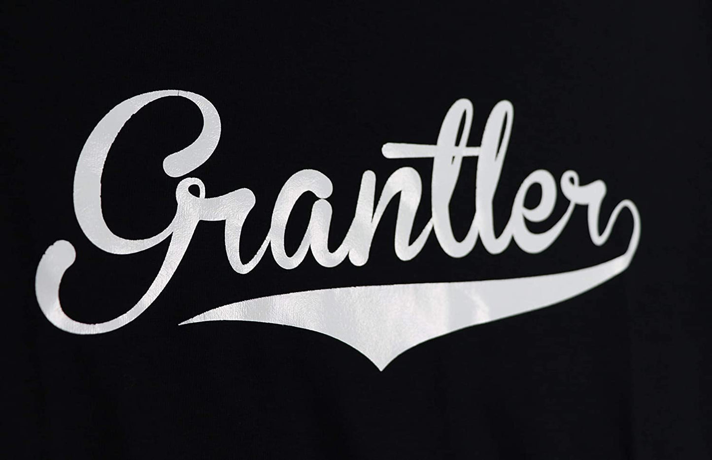 Schwarzes T-Shirt mit weissem Aufdruck Grantler, Biergarten, Oktoberfest, Volksfest, Bayrisch