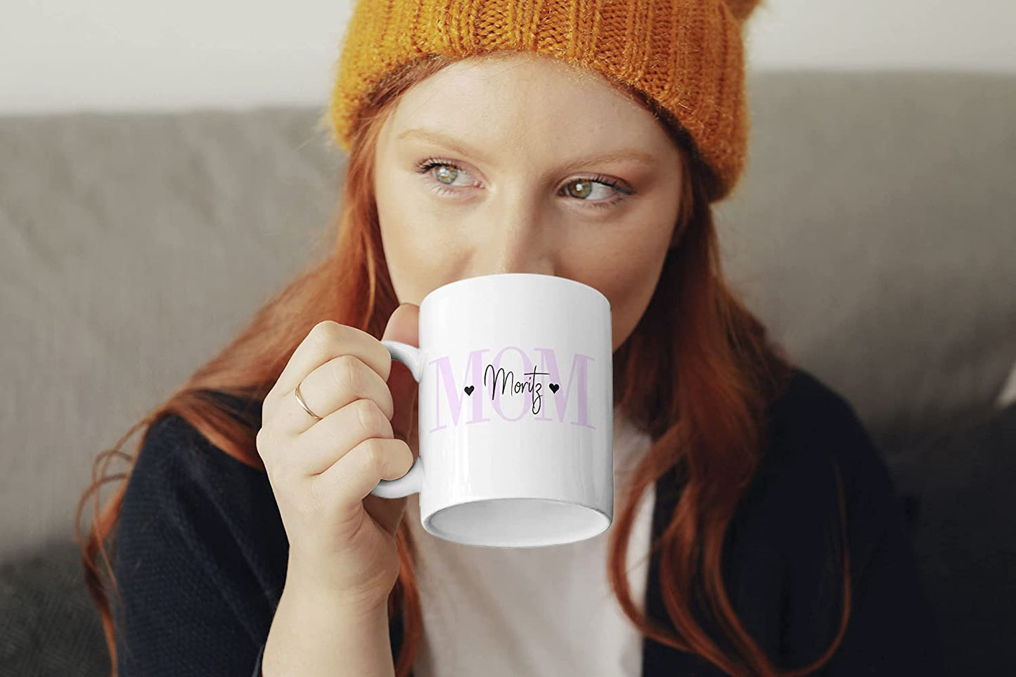 MOM Tasse personalisiert mit Namen des Kindes oder der Kinder, personalisierte Kaffeetasse mit Wunsch-Name, Geschenk für Mütter, Muttertagsgeschenk