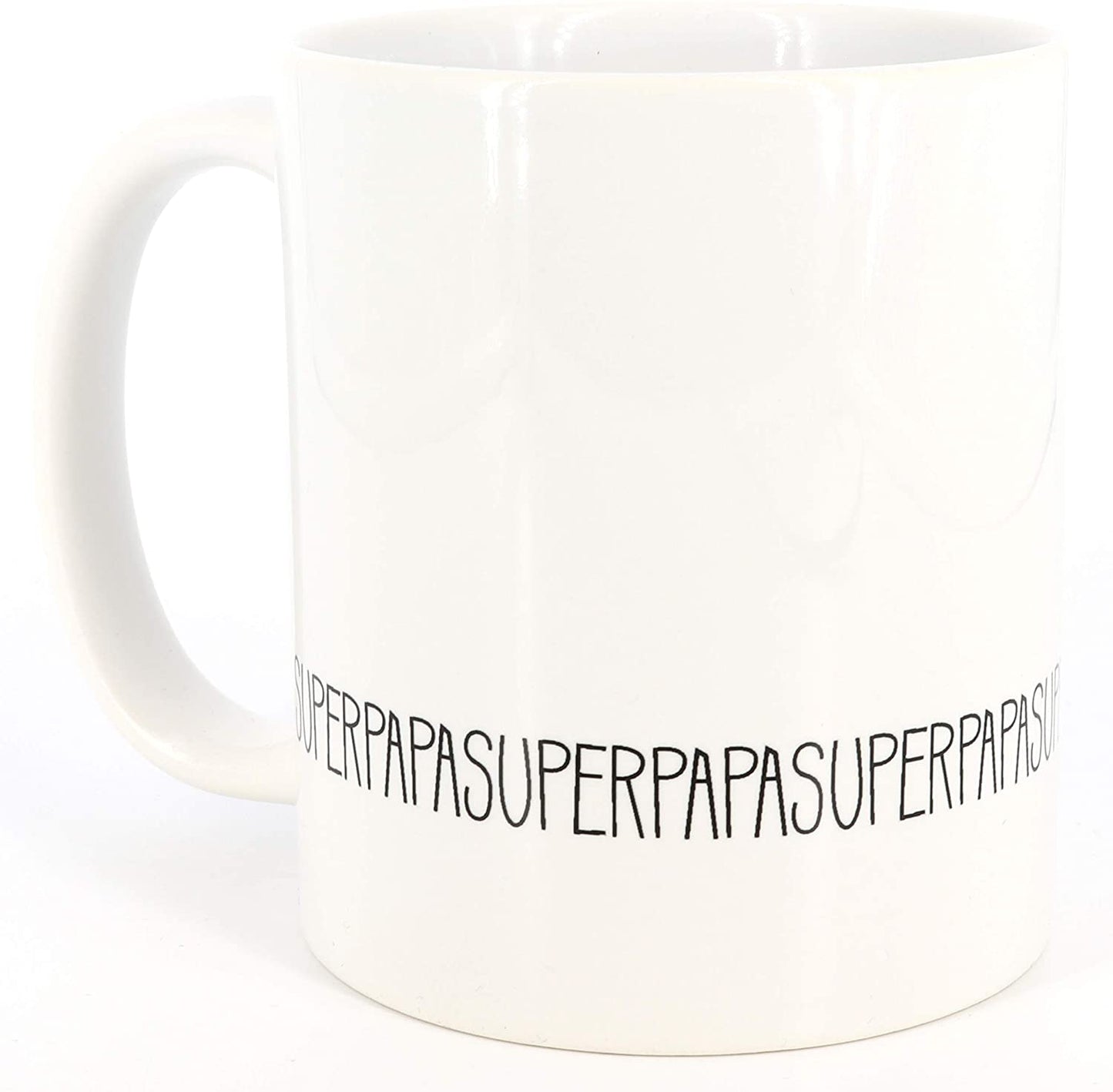 PICSonPAPER Tasse mit Spruch Superpapa, Vatertagsgeschenk, Kaffeetasse, Keramiktasse, Tasse mit Spruch, Tasse Papa (superpapa)