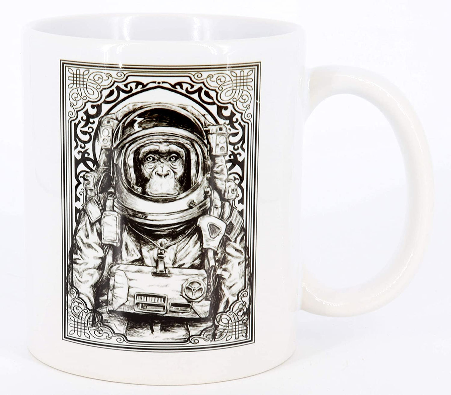 Büro-Tasse Illustration Spacemonkey