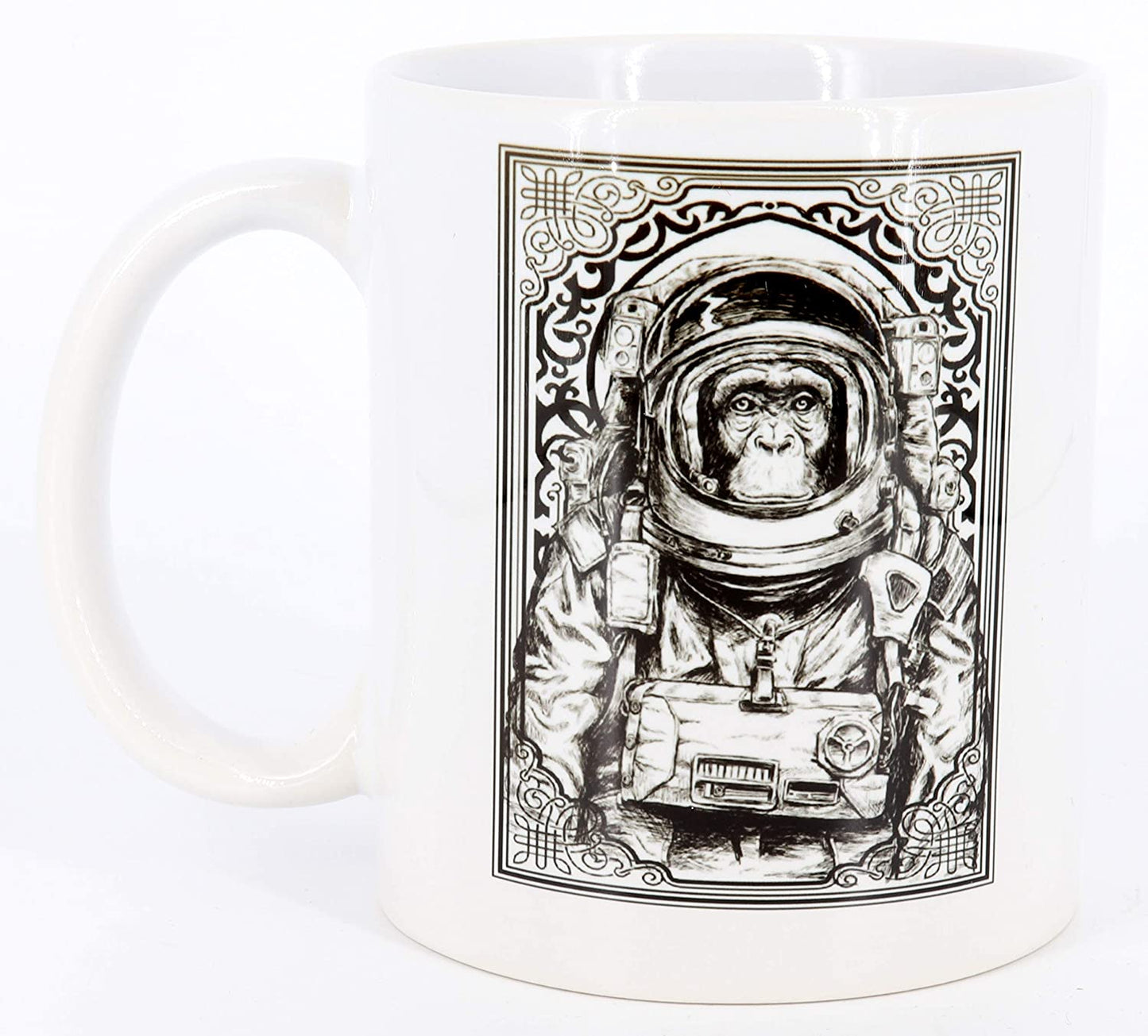 Büro-Tasse Illustration Spacemonkey