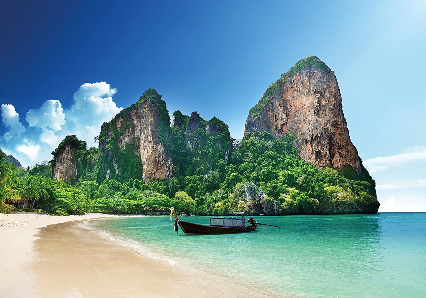PICSonPAPER Poster Bucht in Thailand, 100 cm breit x 70 cm hoch, Dekoration, Kunstdruck, Wandbild, Fineartprint, Strand, Meer, Landschaft, Natur, Premium Qualität