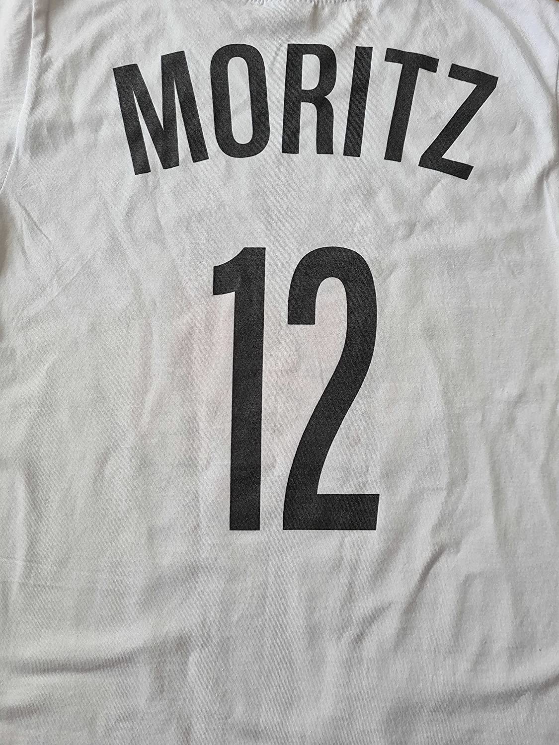 Personalisierbares Kinder T-Shirt Fußball Trikot WM EM Deutschland Trikot, Fussball T Shirt Name und Rückennummer frei wählbar, Turnier