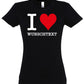 Personalisierbares T-Shirt I Love Wunschtext z.B. Wunschname, Wunschstadt, Wort. Individualisierbares I Love Shirt