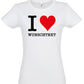 Personalisierbares T-Shirt I Love Wunschtext z.B. Wunschname, Wunschstadt, Wort. Individualisierbares I Love Shirt