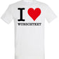 Personalisierbares T-Shirt I Love Wunschtext z.B. Wunschname, Wunschstadt, Wort. Individualisierbares I Love Shirt