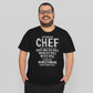 Personalisiertes T-Shirt Ich Bin der Chef Mach was ich Will, ich muss nur Wunschname Fragen, Geschenk Papa Vatertag