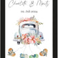 Personalisiertes Poster Geldgeschenk Hochzeit, Hochzeitsgeschenke für Brautpaar