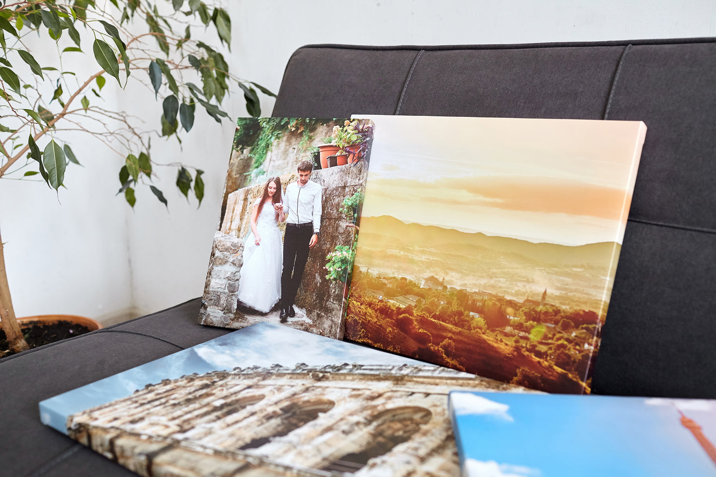 Ihr eigenes Foto auf Leinwand mit Holz-Keilrahmen