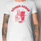 Döner Kebab T-Shirt, Weißes Herren Shirt, Döner Tshirt, Döner Kebab Logo Dönermann Dönerspieß Herren Tshirt