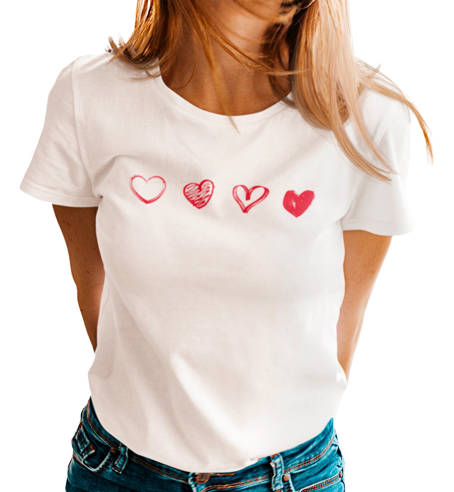 Süßes Liebes Shirt, Valentinstag Shirt, Lover Shirt, Paar Geschenk Shirt, Herz Liebe Geschenk Shirt, Valentinstag T-Shirt für Frauen, Valentine Shirt