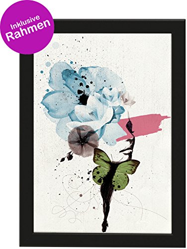 Kunstdruck "WOMAN ART WORK", Geschenk, Poster, Geschenkidee, Geburtstagsgeschenk, Wandbild, Frau