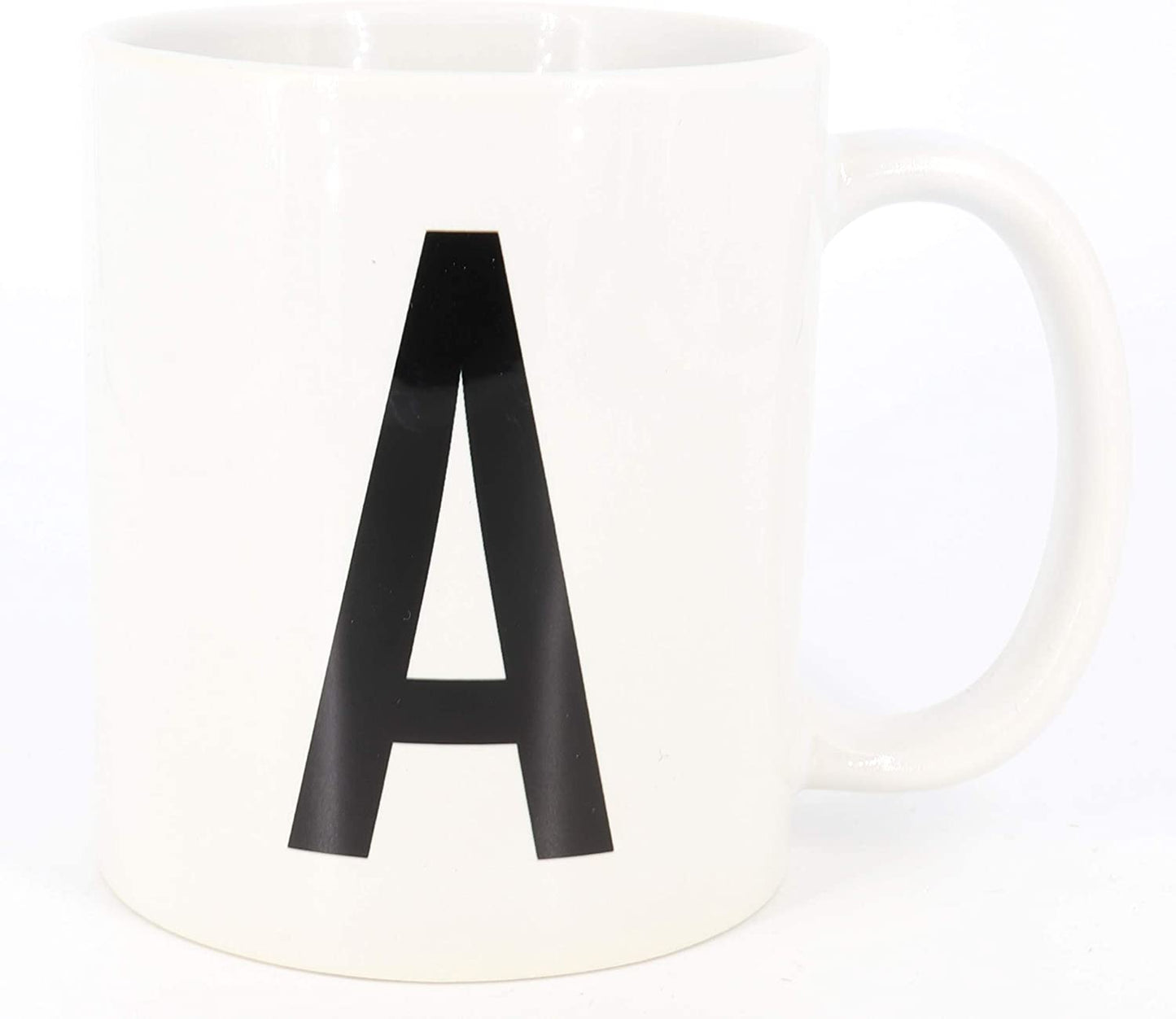 Buchstaben-Tasse, Alphabet als Kaffeetasse Buchstabentasse