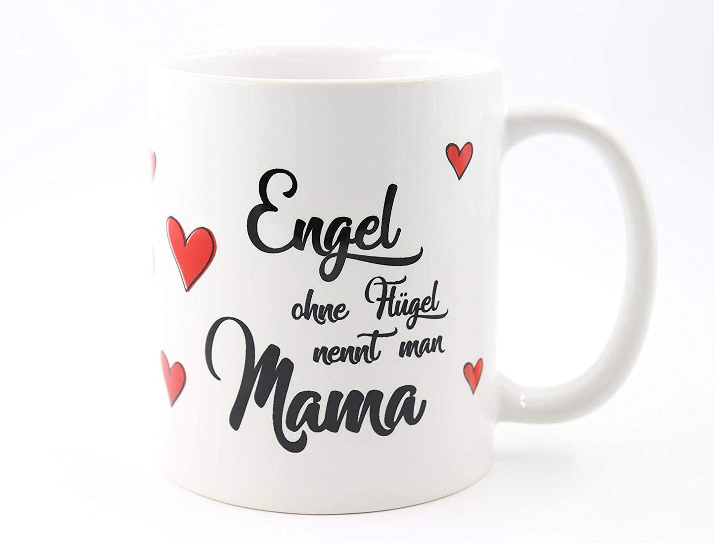 PICSonPAPER Tasse mit Spruch Engel ohne Flügel nennt Man Mama, Muttertagsgeschenk, Kaffeetasse, Keramiktasse, Tasse mit Spruch, Tasse Mama, (Engel)