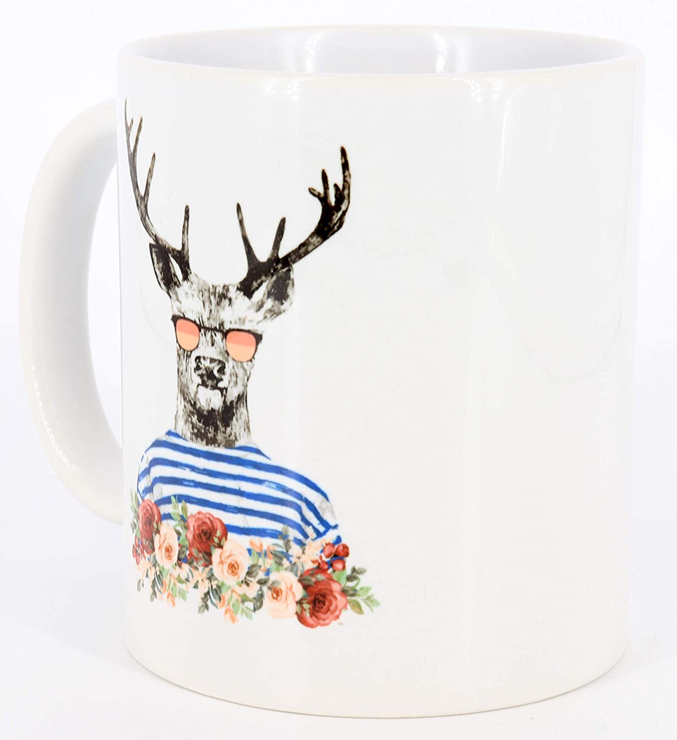 Tasse Cool Deer, Keramiktasse Kaffeetasse, Beste Freundin, Bürotasse, Geschenk-Idee