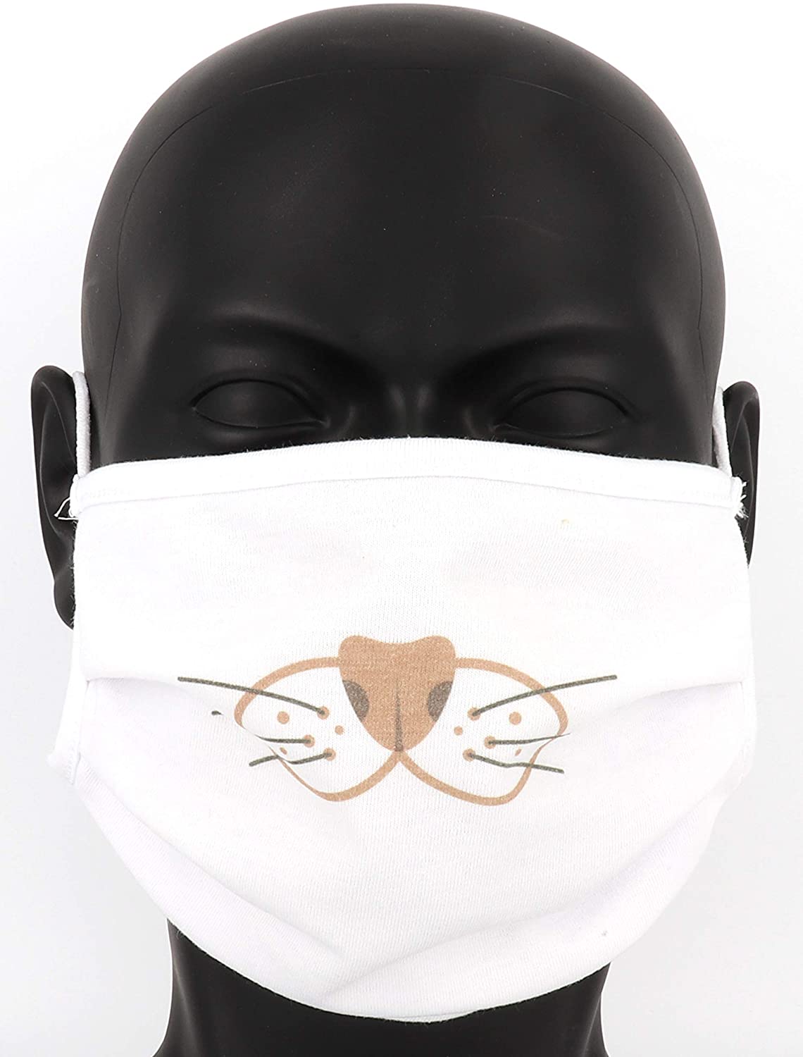 PICSonPAPER Katze Community Maske Katzengesicht Stoffmaske Mund-Nasen Maske (Katze)