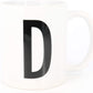 Buchstaben-Tasse, Alphabet als Kaffeetasse Buchstabentasse
